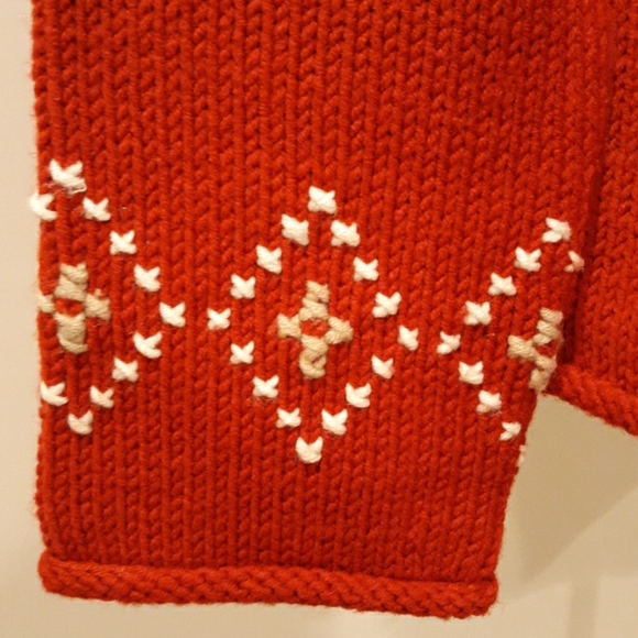 Red snowflake design sweater by Sonoma Size Large - Picture 4 of 12